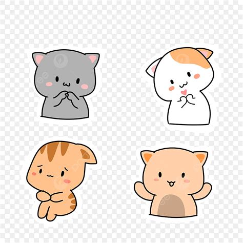 Cute Stickers Cat at William Wickens blog