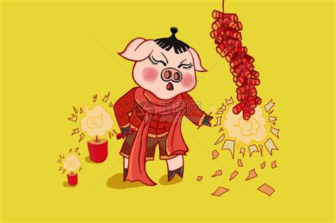 猪年宝宝插画图片下载-正版图片400704359-摄图网