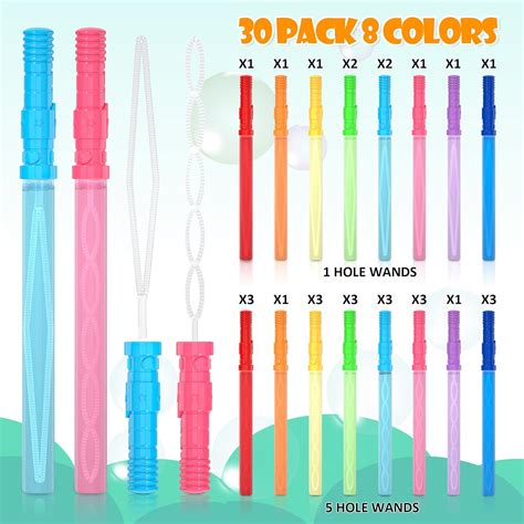 Inscraft 30 Pack 14’’ Big Bubble Wands, 8 Colors India | Ubuy