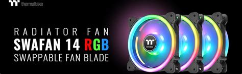 Buy Shop Thermaltake Swafan EX12 RGB 120mm Cabinet Fan With Controller ...