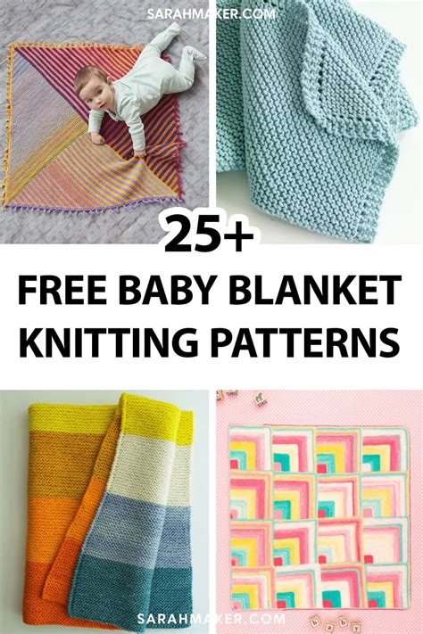 Printable Free Knitting Pattern For Baby Blanket Beginners at Daniel ...