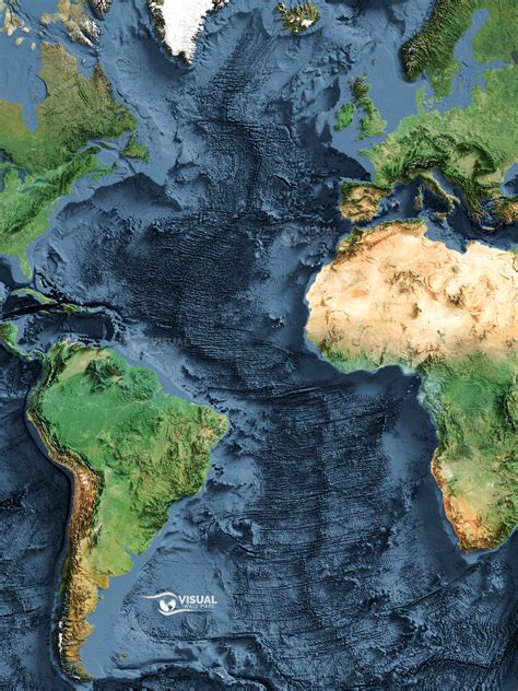 Mid Atlantic Ridge Epicenters In Iceland And Along The Mid Atlantic