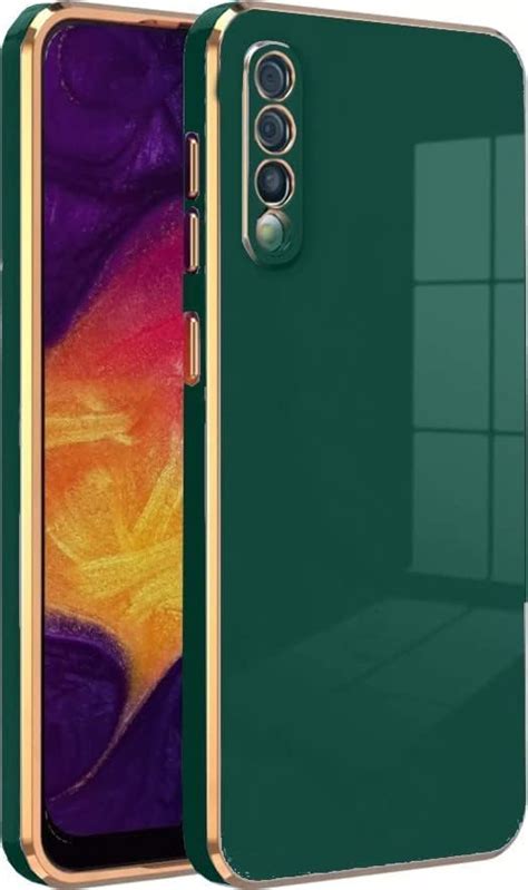 Casomine 6D Chrome Back Cover Case for Samsung Galaxy A32 4G | (Gold ...