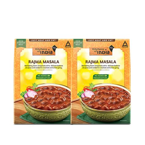 Kitchens of India Rajma Masala, ITC Ready to Eat Indian Food, Just Heat ...