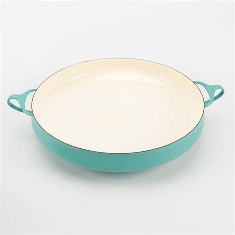 Danish Modern Dansk "Kobenstyle" Teal Enameled Pots and Pans | EBTH