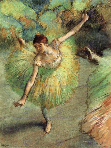 Dancer Tilting - Edgar Degas | Wikioo.org - The Encyclopedia of Fine Arts