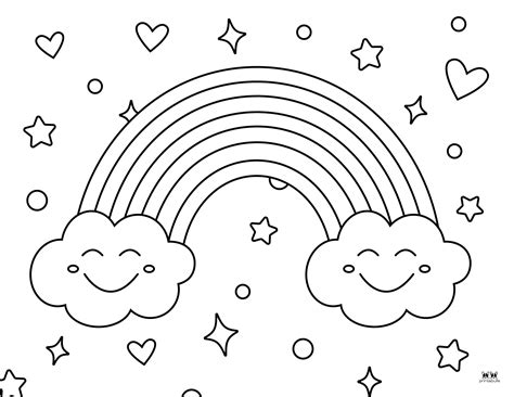 Rainbow Printables For Kids - Free Printable Rainbow Coloring Pages ...