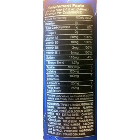 Rockstar Energy Drink - Zero Carb - 16Fl Oz (Pack Of 8) - Discounttoday.net