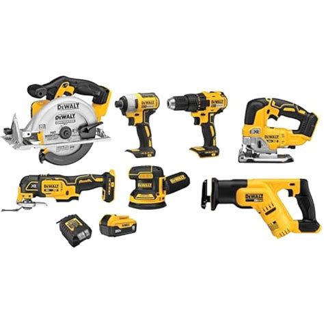 DEWALT 20V MAX 7-Tool Combo Kit, Includes Cordless India | Ubuy