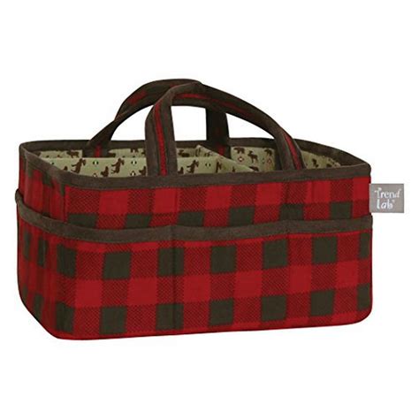 Buy Trend Lab Northwoods Storage Caddy, Red/Tan Online at Low Prices in ...