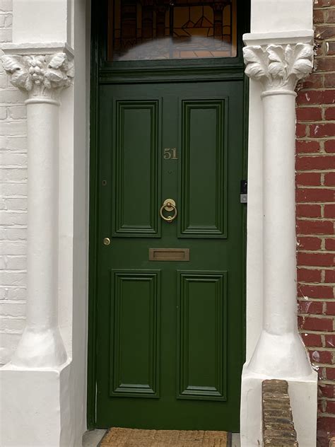 Pin on Pretty Paint and Wallpaper | Green front doors, Victorian front ...