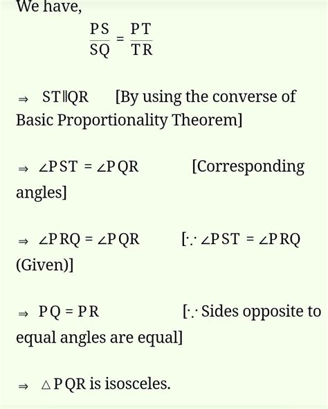 ABCD is a trapezium. In quad ABCD AB|| DC PS and PST = /PRQ. Prove that ...