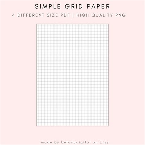 Digital Graph Paper Letter Paper Grid Paper Creffective Paper Goodnotes Graph Paper - Etsy Australia