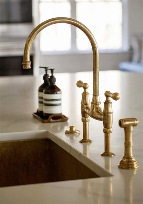 Aged Brass Faucet
