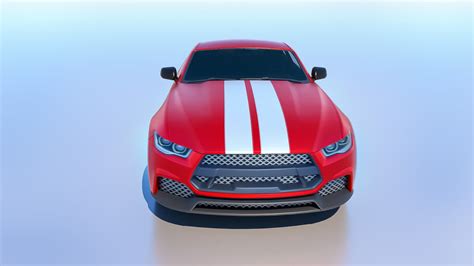 Realistic HD Car 3 - 3D Model by modelerhub