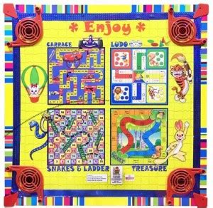 Quinergys ®Small Carrom Board with Ludo Game for Kids Carrom Board ...