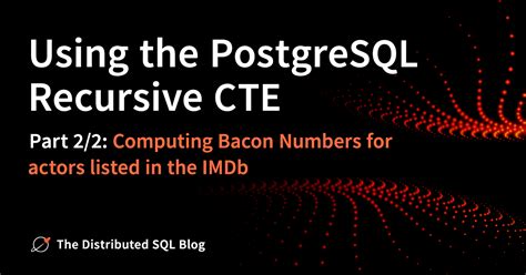 Image result for With Recursive PostgreSQL