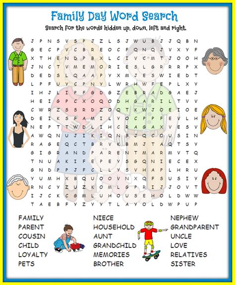 Free Printable Childrens Word Search