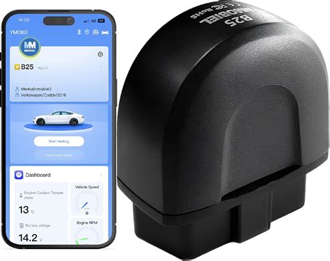 MMOBIEL OBD2 Scanner Bluetooth Pro Diagnosegerät OBD für alle Autos - Kompatibel mit iOS iPhone ...