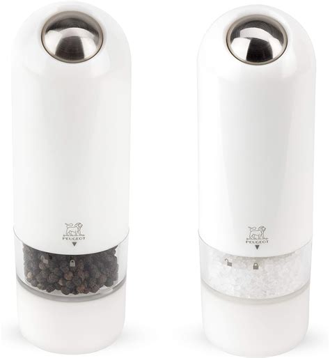 Amazon.com: PEUGEOT - Duo Pepper Mill + Salt Mill Electric Rechargeable ...