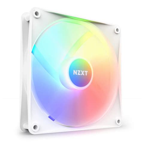 NZXT F140 RGB Core 140mm Hub-Mounted RGB Single Pack Case Fan - White ...