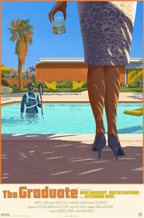 The Graduate – Dustin Hoffman – Hollywood Classic English Movie Poster ...