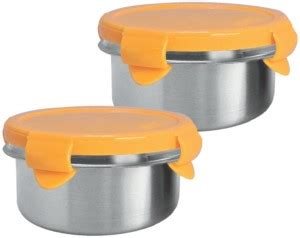 Morvi Plastic, Steel Grocery Container - 400 ml Price in India - Buy ...