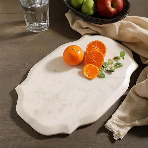 Buy NikkisPride Handmade Marble Chopping Board | Cutting Board | Marble ...