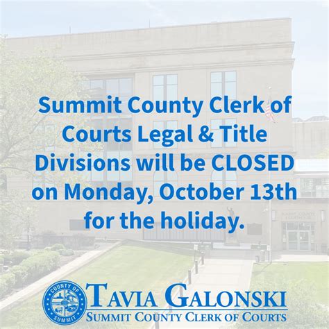 Summit County Clerk of Courts | Akron OH