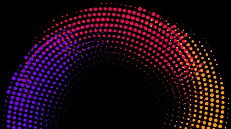 Wallpaper circles, points, colorful, abstraction hd, picture, image