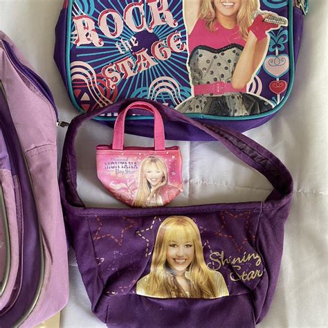 Hannah Montana backpack, purse, coin purse and lunch... - Depop