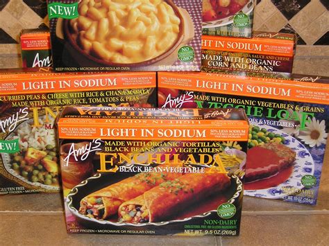 amy's low sodium frozen meals