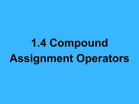 Image result for Compound Assignment Operators Java