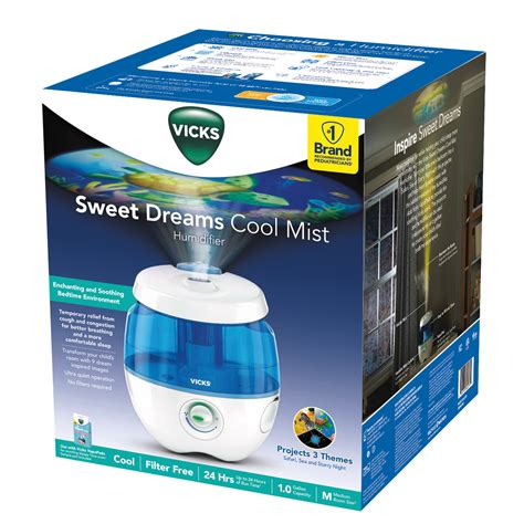 Vicks Sweet Dreams Cool Mist Humidifier With Image Projector - HEMLOCK