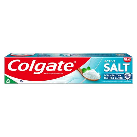 Buy Colgate Active Salt Toothpaste, Daily Germ Protection, Pack Of 100G ...