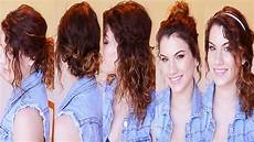 How To Style Curly Hair For School by 5 Back To School Curly Hairstyles Easy Heatless How To Style Curly Hair For School