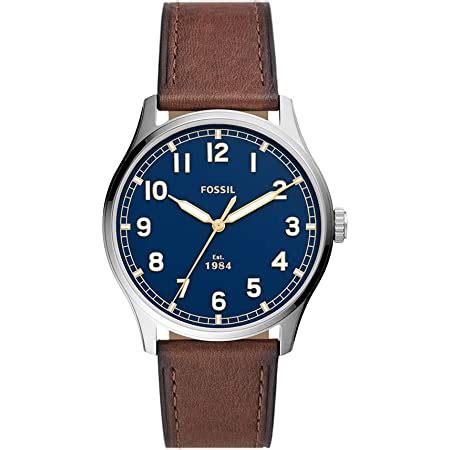 Fossil Analog Blue Dial Men's Watch-FS5661 : Amazon.in: Fashion