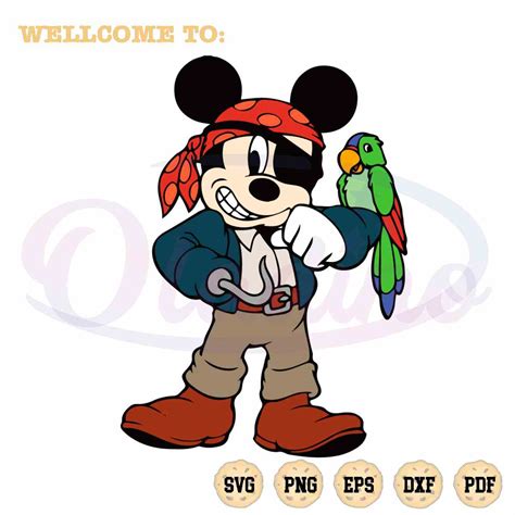 Mickey Mouse Pirate Head Png
