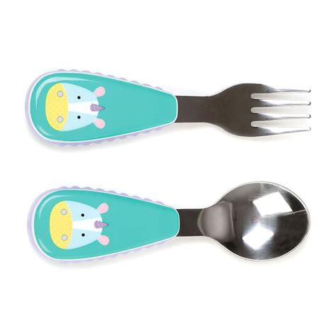 Skip Hop Skip Hop Zoo Utensils Fork & Spoon - Unicorn - The Mom Store