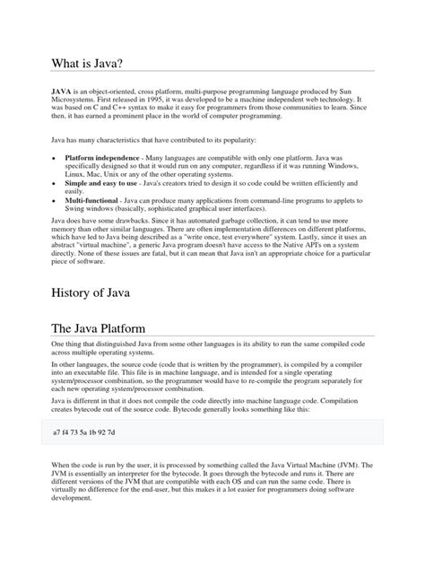 Basic Syntax of Java PDF with Example 的图像结果