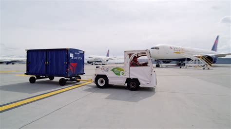Electric bag tractor at SLC | Delta News Hub