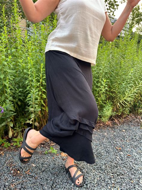 Linen Barrel-leg Party Pants - Nomadic Collections