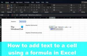 Image result for Add to a String Excel