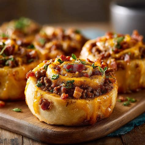 Cheesy Bacon Beef Rolls: The No-Spill Recipe! - Meals & Recipes