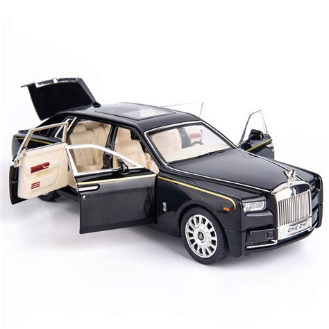BDTCTK 1/24 Rolls-Royce Phantom Model Car,Zinc Alloy Pull Back Toy ...