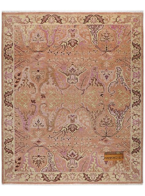 Meravine Peach Blush Hand-Knotted Wool Rug – Hank Woven