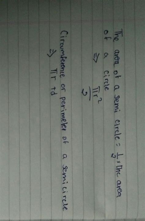 What is the measure of a semi circle - Brainly.in