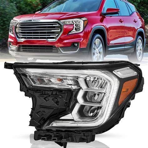 Amazon.com: TUSDAR Headlight Assembly Set for 2022 2023 2024 GMC Terrain SLE/SLT OEM Replacement ...