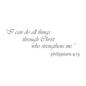 SIGN EVER Bible Quotes Wall Sticker for Bedroom Living Room Kitchen ...