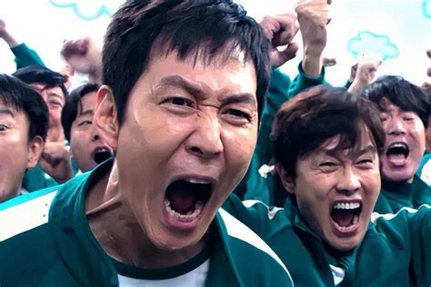 Squid game celebrating meme in 2025 | Winning meme, Reaction face ...